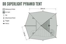 Load image into Gallery viewer, DD SuperLight - Pyramid Tent
